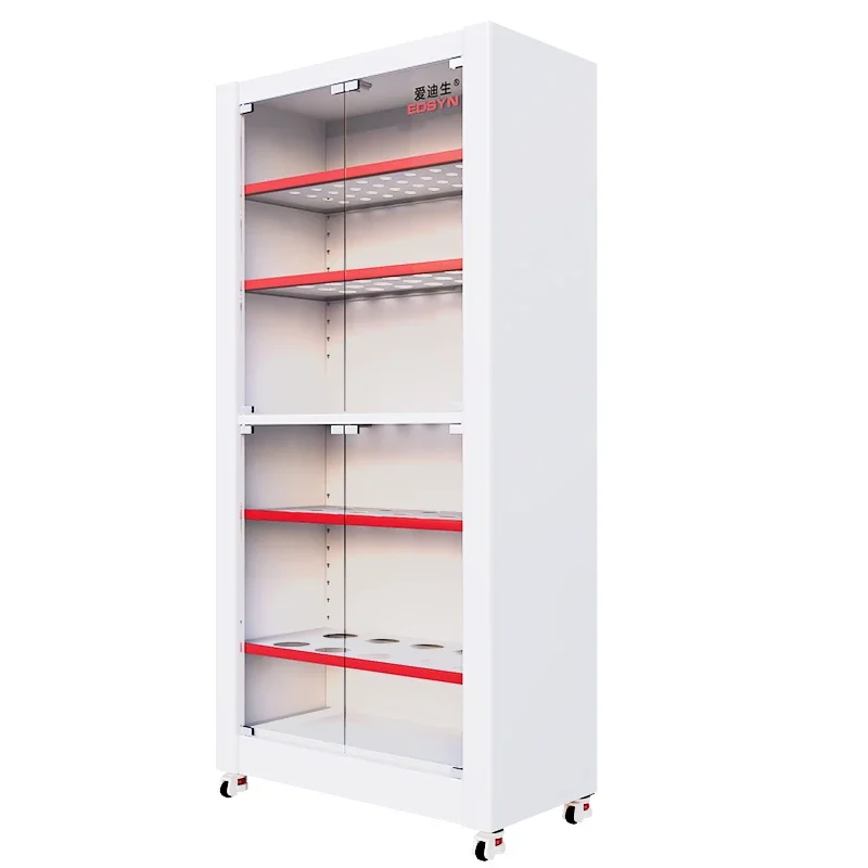 Laboratory Utensil Cabinet 1.2mm All Steel Cabinet 900 * 450 * 1870 Anti-static