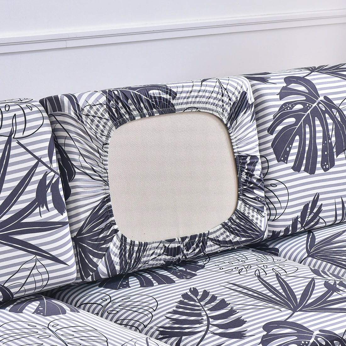 Polyester Printed Non-slip Stretch Sofa Slipcover for Home Decor and Furniture Protection