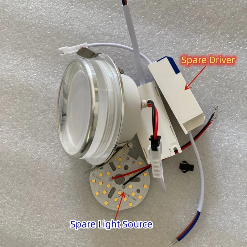 Description Picture 6 of itemGold/Silver Crystal Recessed Ceiling Downlight Lamp Led Lights 5W/7W/9W/12W/15W Dimmable Spot Lights Fixtures Indoor Lighting