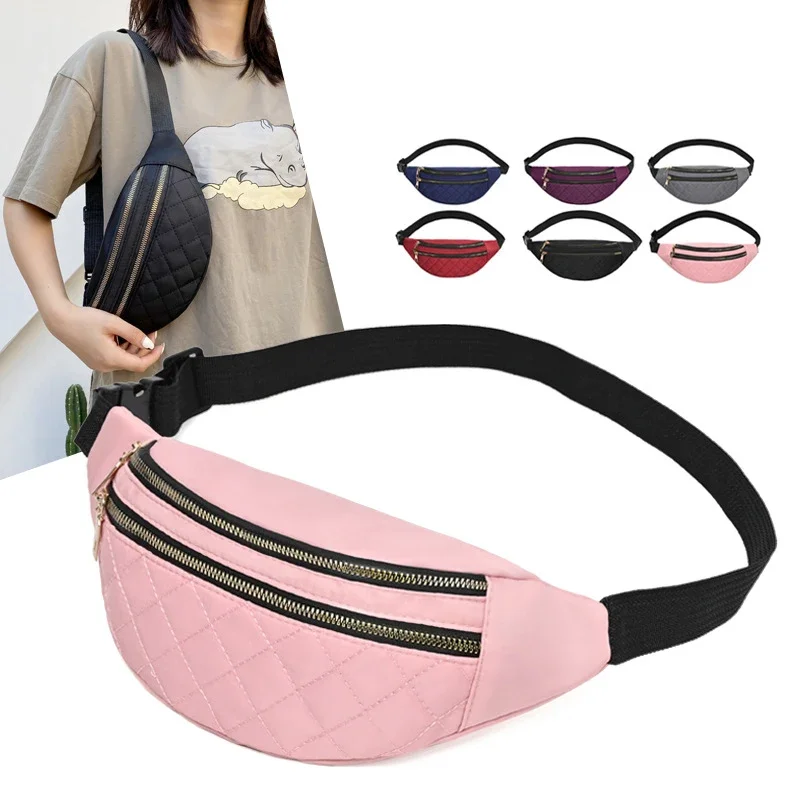 

Waist Bag Women Fanny Pack Chest Shoulder Belt Bag Fashion Packs Party Crossbody Lady Travel Phone Pouch Lady Purse Bum Bags