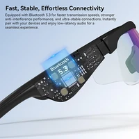 Smart Glasses Bluetooth Wearable Glasses Outdoor Sports Bike Riding Voice Navigation HD Calling Lens Anti Blue Light Sunglasses 5