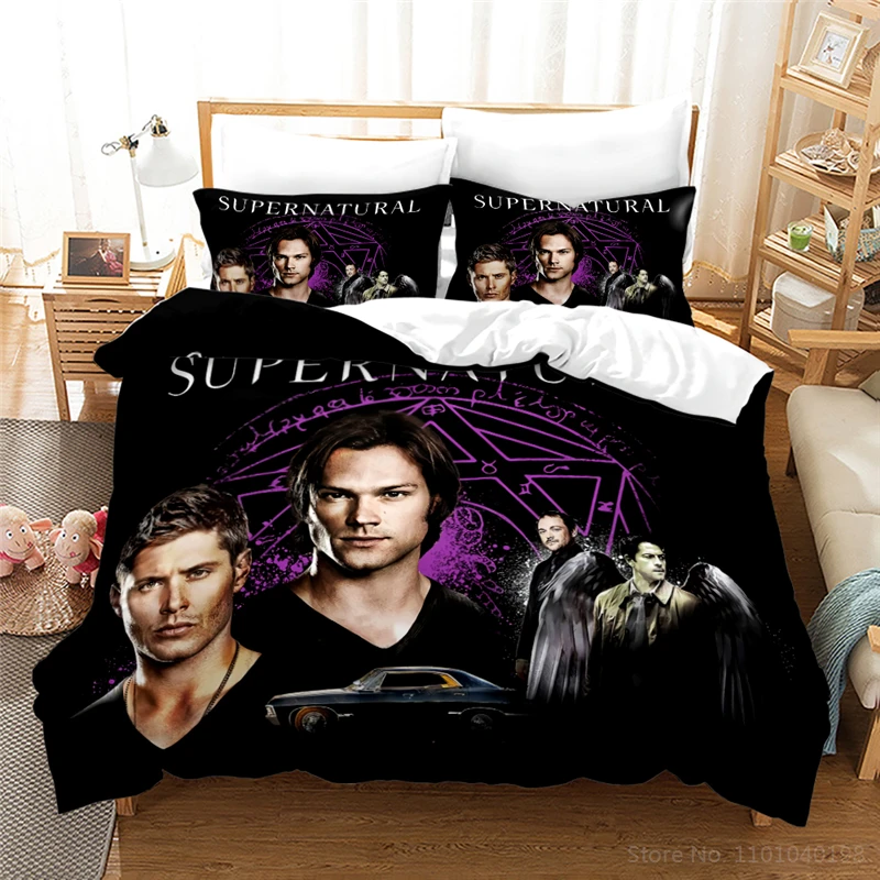 

2/3pcs Supernatural Bedding Set Comfortable Duvet Cover / Quilt Cover and Pillowcase Set Home Textile Twin Full Queen King Size
