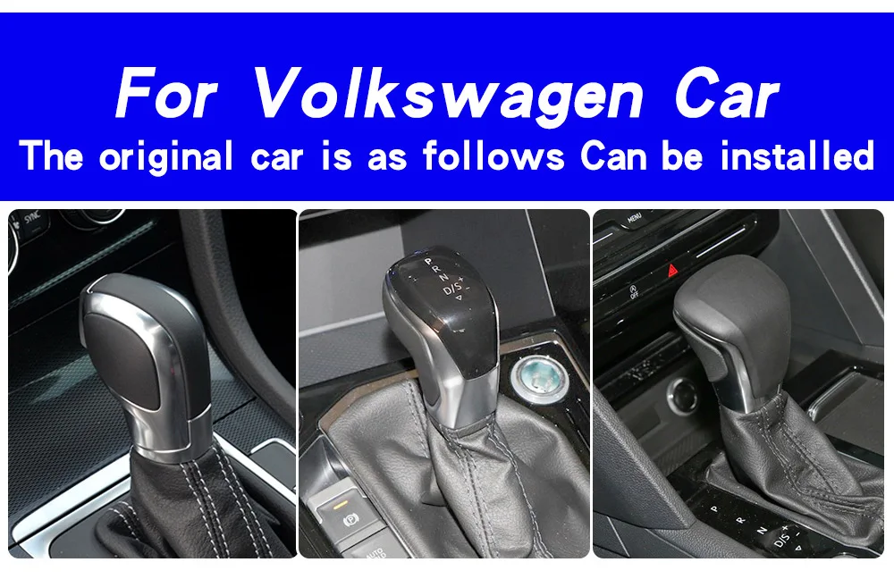 LED Crystal Gear Shift Knob For VW Golf 7 MK6 MK7 GTI Passat B7 B8 Tiguan Skoda