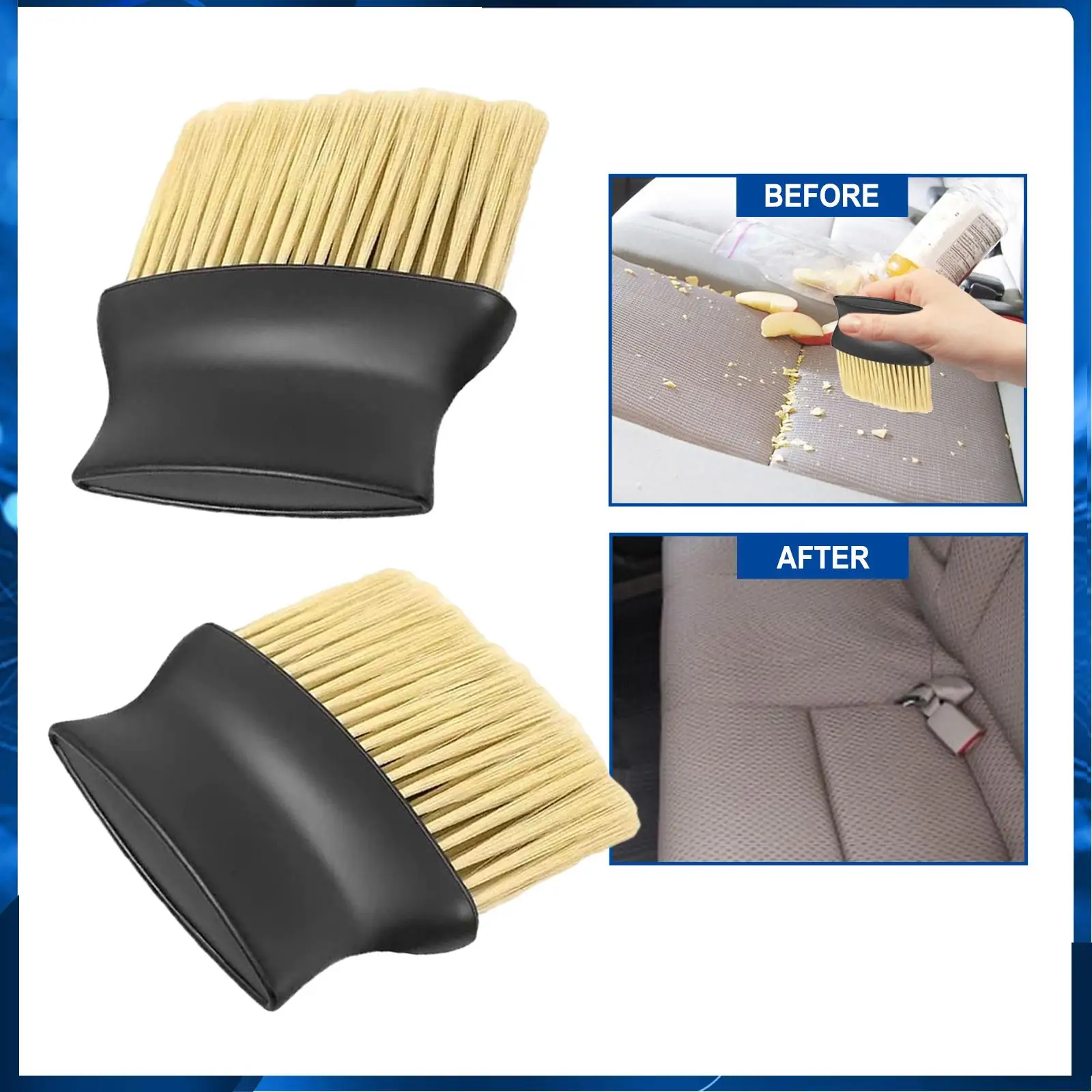 2PCSDetailingBrushesCarAirOutletCleaningBrushAirConditioner