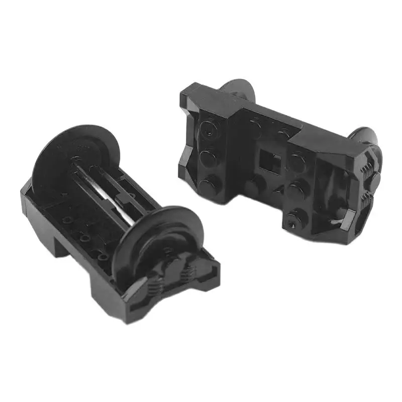 

1 шт., детали для конструктора MOC 2878c02, колесо поезда 2878, держатель, 57878 колес + 57051 строительных блоков, детская игрушка «сделай сам»