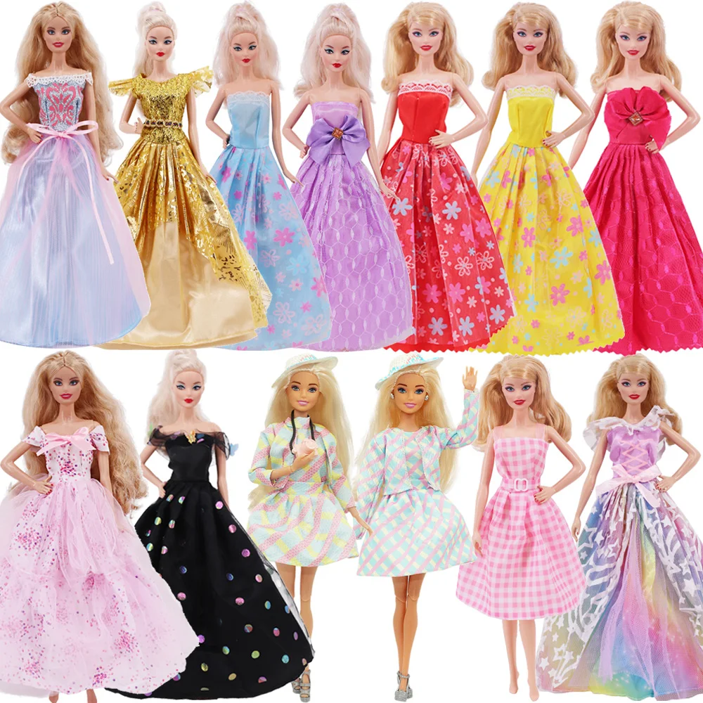 

Doll Evening Dress Clothes Princess Dress Banquet Party Dress Tulle Dress For Barbies&BJD Doll Clothes Accessories,Toys For Girl