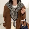 Women's Atmospheric Striped Scarf - 2026Autumn/Winter New, Comfortable Triangle Shawl Neck Warmer. Warm, Windproof& Decorative.