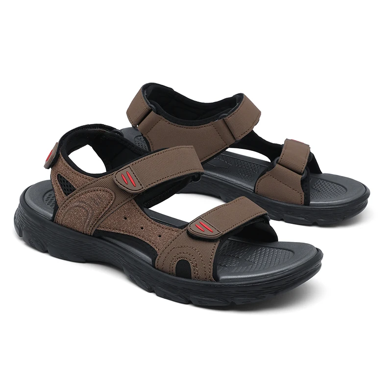 صندل رياضي مفتوح من الأمام للرجال ، مانع للإنزلاق...