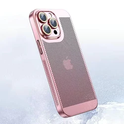 Advanced Electroplated Cooling Phone Case with Heat Dissipation Technology for Silicon (Rose Gold)
