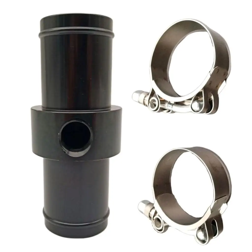

Aluminum Black Inline Radiator Hose Temperature Sensor Adapter 3/8 NPT