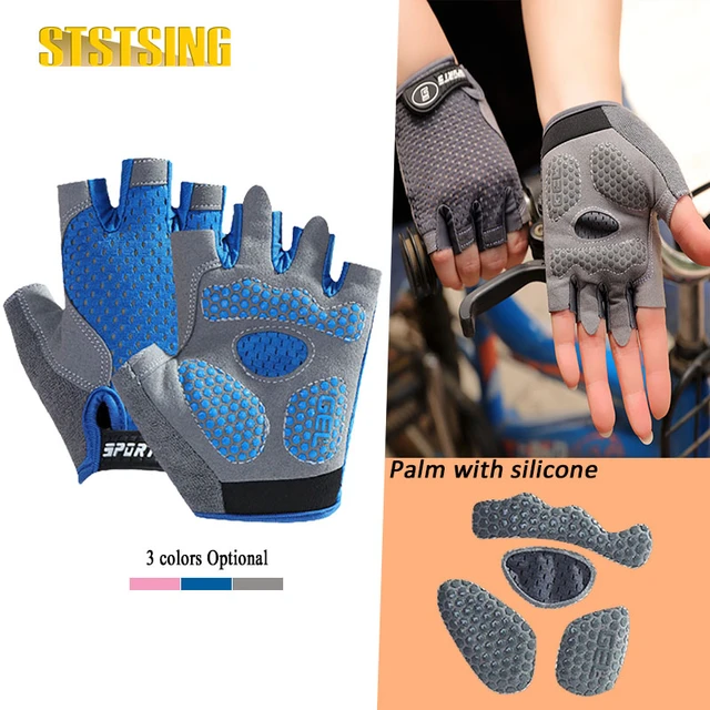 1Pair Kids Half Finger Cycling Gloves Non-Slip Fingerless Adjustable Mitten  Shock-Absorbing Gloves for Boys Girls Fishing Biking - AliExpress