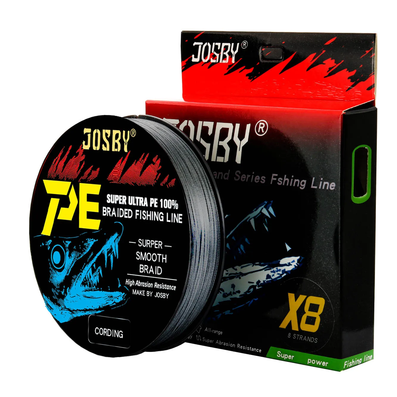 

JOSBY 8 плетеная рыболовная леска 300 м, многоцветная сверхпрочная 100% полиэтиленовая 4-жильная японская многонитевая леска 10-80 анг. Фунт.