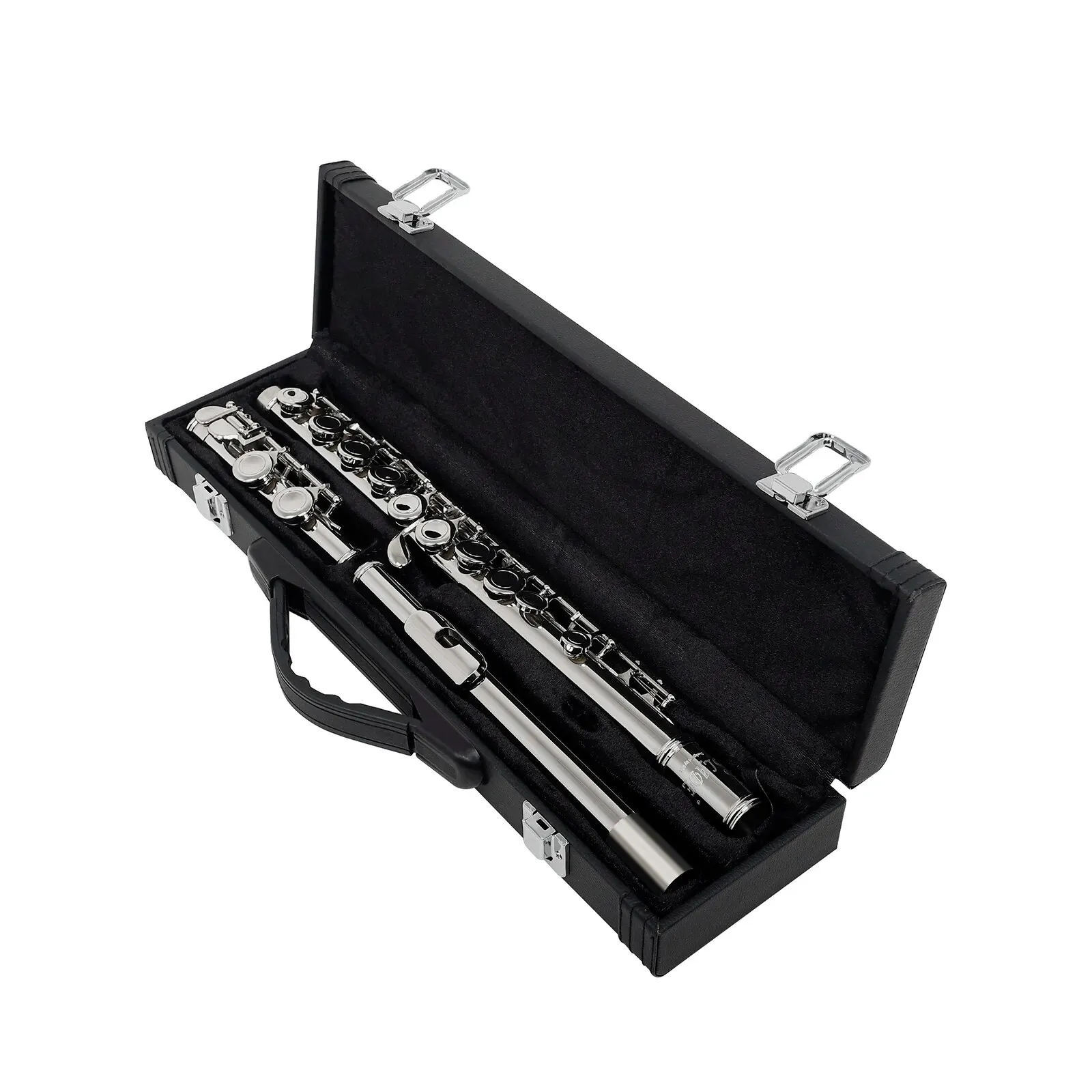 SLADE 16 Closed Open Holes C Key Professional Transverse Flute Concert Musical Instrument with Box Cleaning Cloth Stick Gloves musical instruments