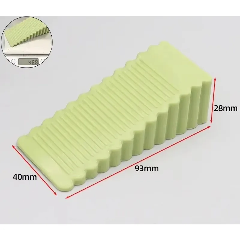 Universal Anti-Collision Rubber Doorstop - Durable, Movable Wedge