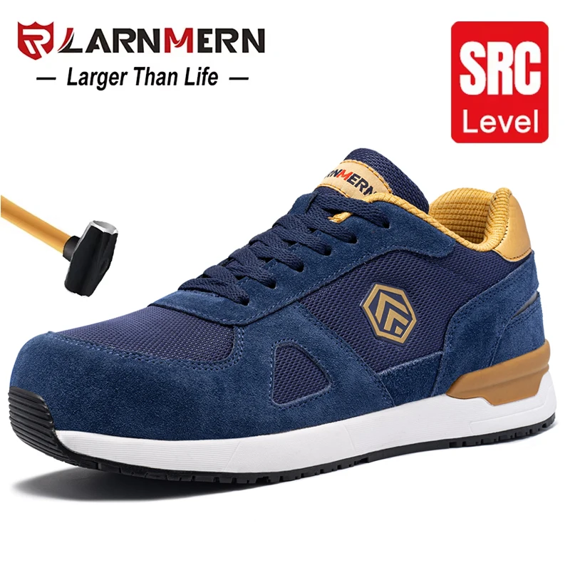 LARNMERN Scarpe da lavoro da uomo con punta in acciaio LARNMERN Scarpe da lavoro da uomo con punta in acciaio