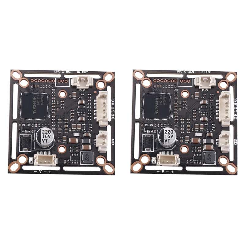 

2X Starlight Low Illumination 0.0001Lux NVP2441+IMX307 HD 4-In-1 AHD TVI CVI CVBS 2Mp CCTV Camera Module PCB Board(NTSC)