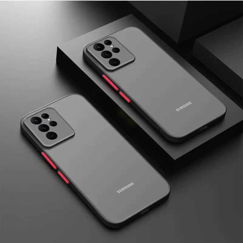 Custodia Antiurto Rigida Opaca Per Paraurti Morbido Per Samsung Galaxy S23 S23Ultra S23Plus Plus Ultra