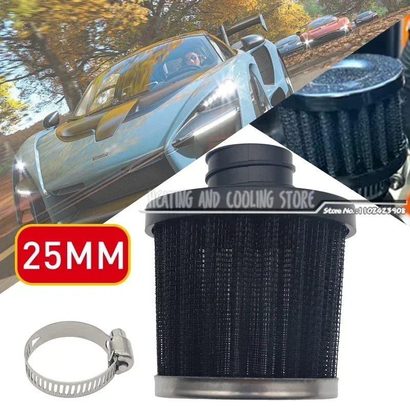 25mm Air Diesel Parking Heater Intake Filter Silencer With Clamp For Webasto Dometic Eberspacher Heaters Accessories