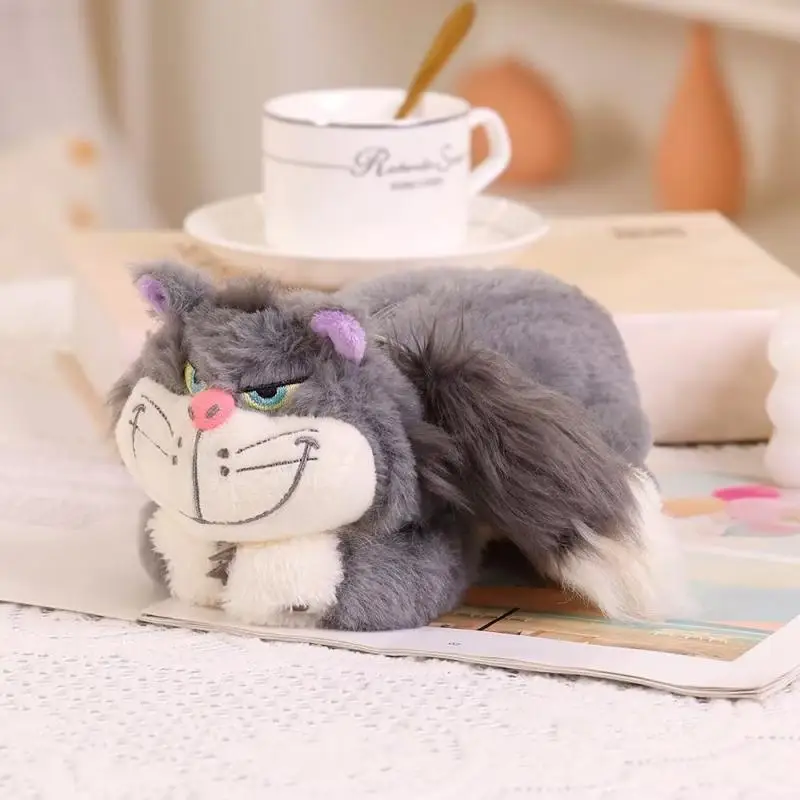 thumbnail image 1 of Angry Cat Domineering Kitten Pencil Bag Pen Package Case Plush Toy Stuffed Doll Cartoon Animal Student Stationery Boy Girl Gift, 1 of 5