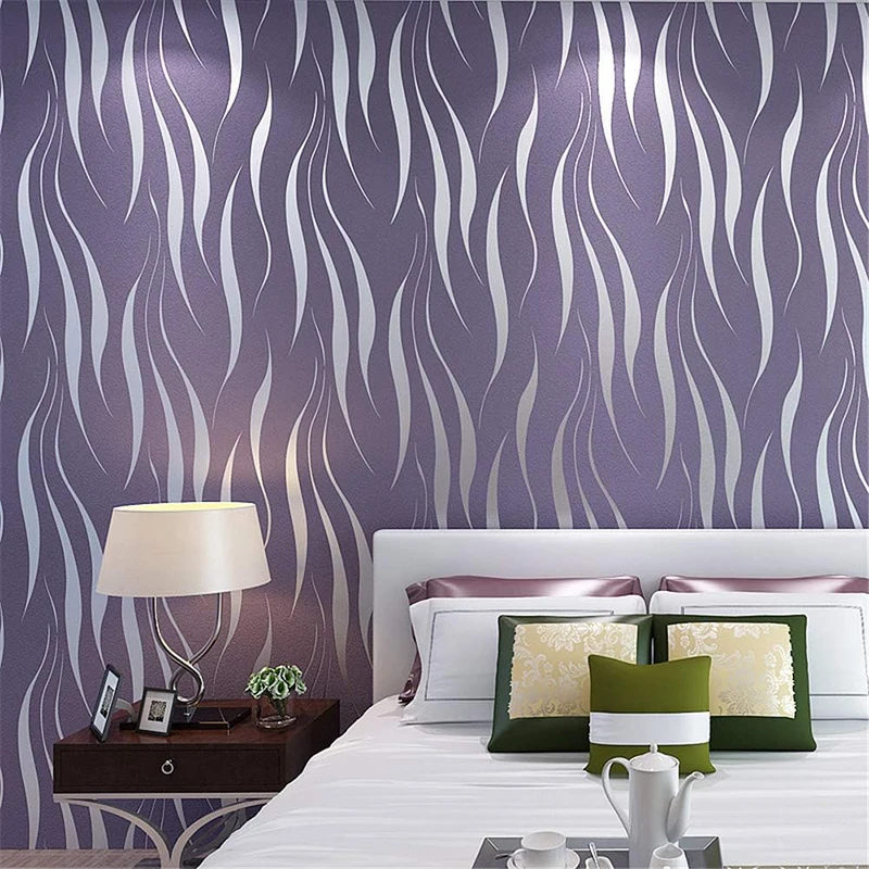 stripe home wallpaper living room decor quarto 02