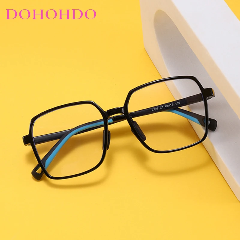 Anti Blue Light Kids Glasses Children Computer Full Frame Glasses Boy Girls Vision Protection Eyeglasses Anti Blue Ray Lens