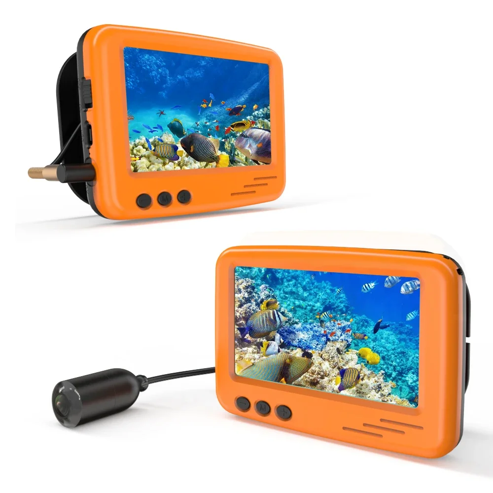 Caméra sous-marine pêche hiver vision nocturne 4.3 pouces LCD Erchang pour pêche glace