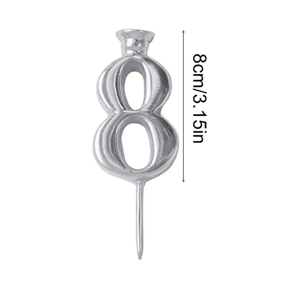 Zahlen Kerzenhalter Set