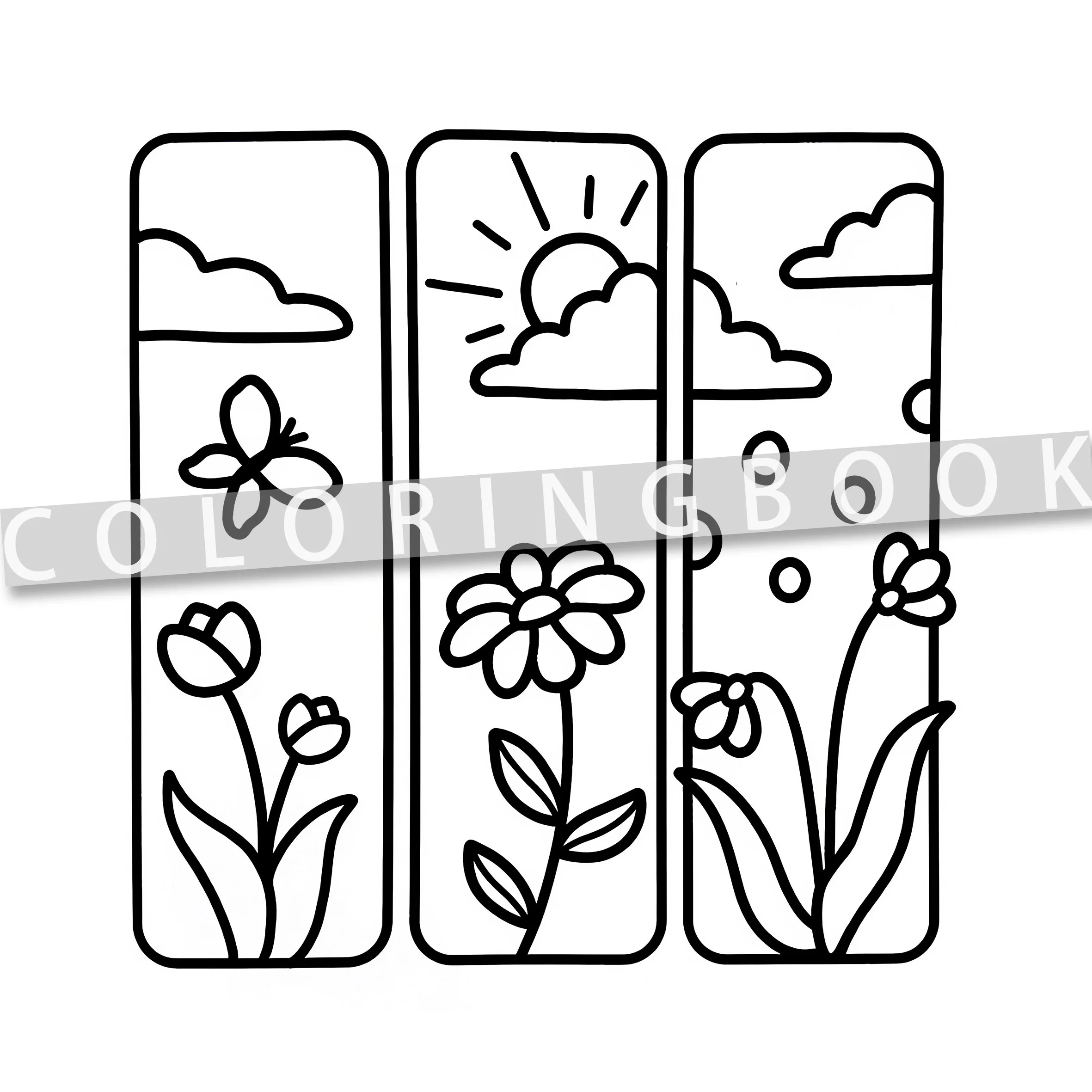 SIMPLE ART Bold-easy Patterns Coloring Book for Adults Cute Drawing Book Perfect Gift for Party and Birthday 5