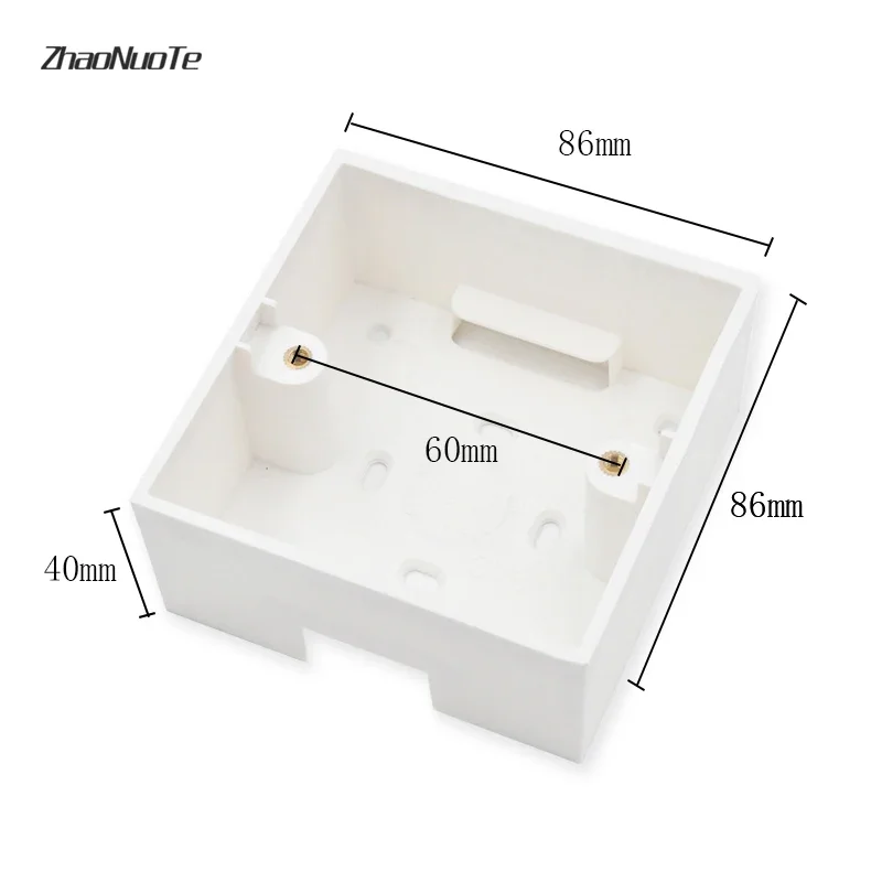 High-quality Wall Mount Wiring Bottom Box 34/40/45mm for 86 Type Standard Switches and Sockets Apply