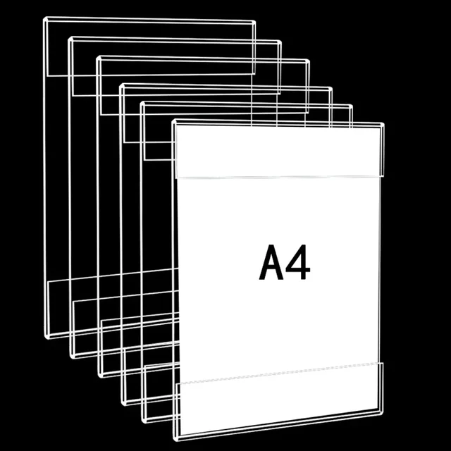 PANNEAU ACRYLIQUE EN Transparent Avec Support Feuille De Support De Numéros De EUR 11,88