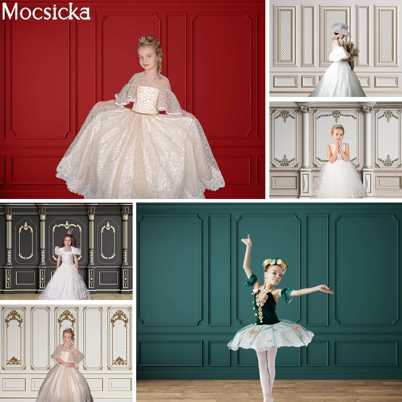 

Mocsicka Wood Wall Photography Backdrop Rustic Vintage Wall Decorations Photographic Background Kids Adults Portrait Photo Props