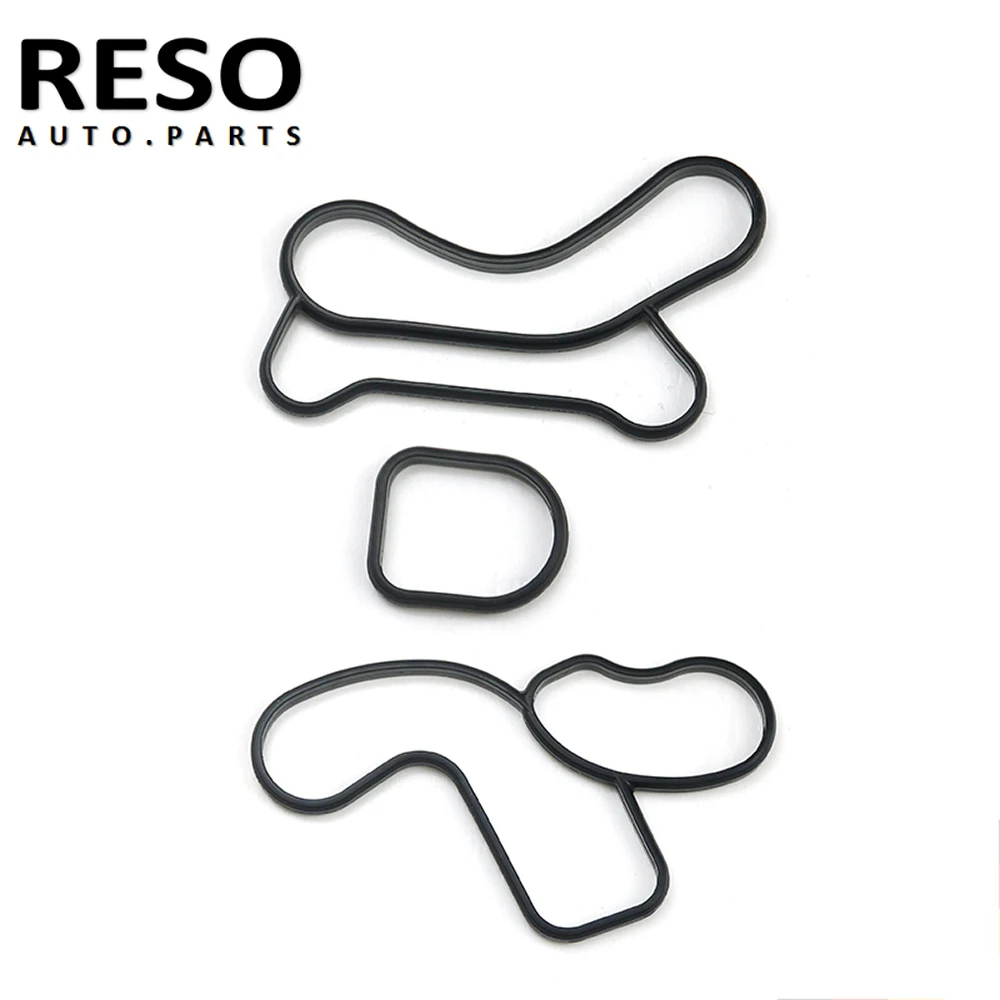 

RESO Engine Oil Cooler Gasket For 11428596283 For BMW X3 X4 X5 1.8D 2.0D 2.5D 3.0i 11428591460 11428591462