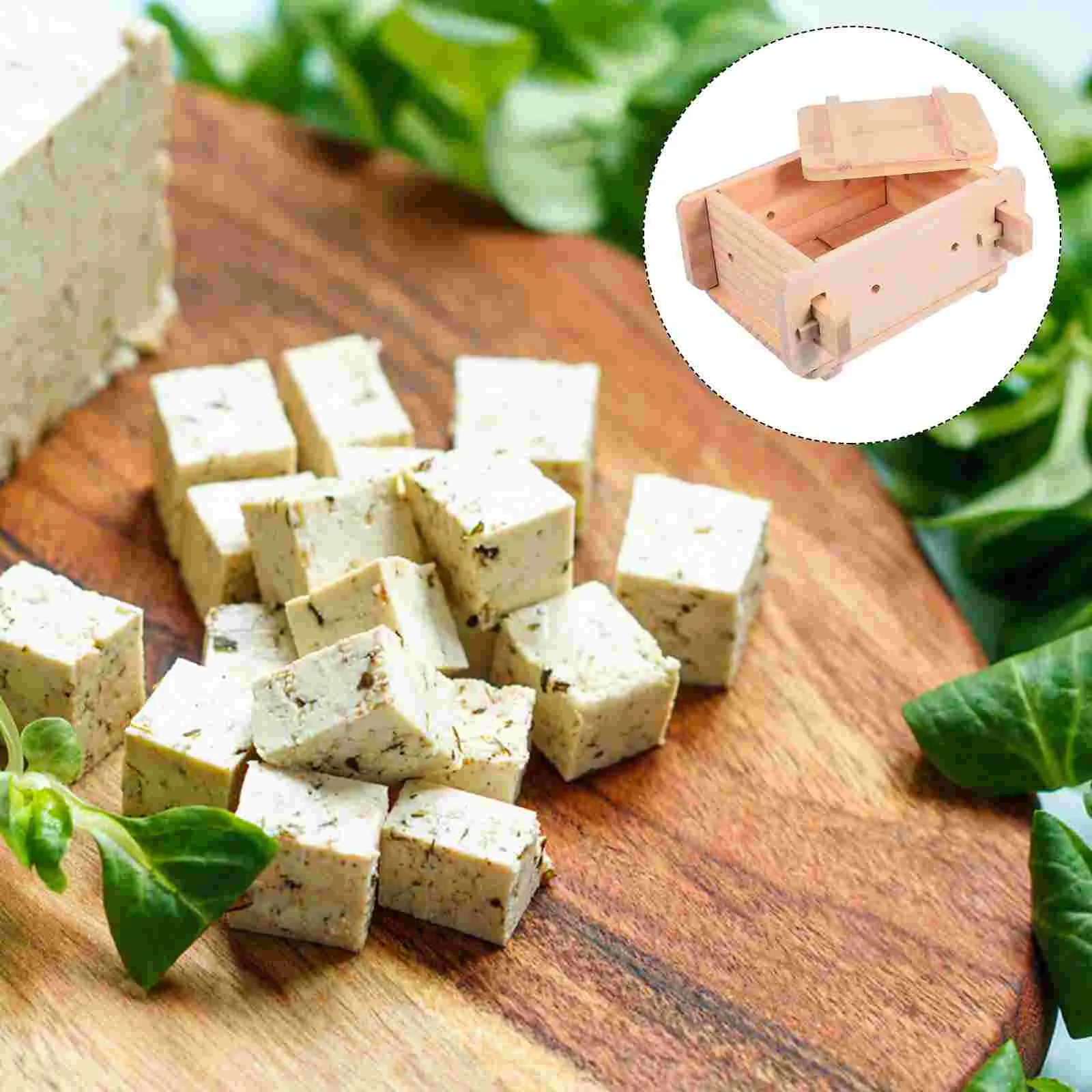 

Wooden Tofu Mould Kitchen Homemade Soy Curd Making Tools Tofu Mold Tofu Mold Household Manual Tofu Wooden Mold Frame