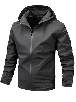Men's Casual Hooded Jacket – Lightweight Autumn Outerwear