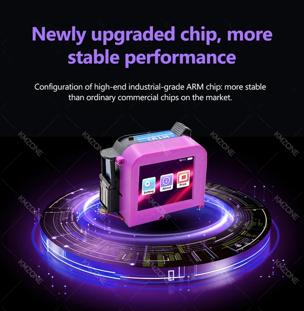 Stampante Portatile A Getto D'Inchiostro 4.3 Pollici - Pistola Per Stampare Codici A Barre, Testo E Logo Su Vari Materiali - Foto 7