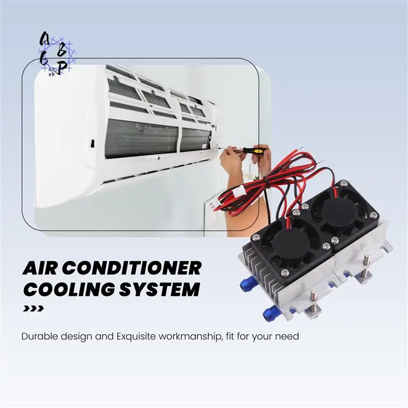 A68P-144W Thermoelectric Peltier เครื่องทําความเย็น Cooler 12V Semiconductor Air Conditioner Cooling System DIY ชุด 1