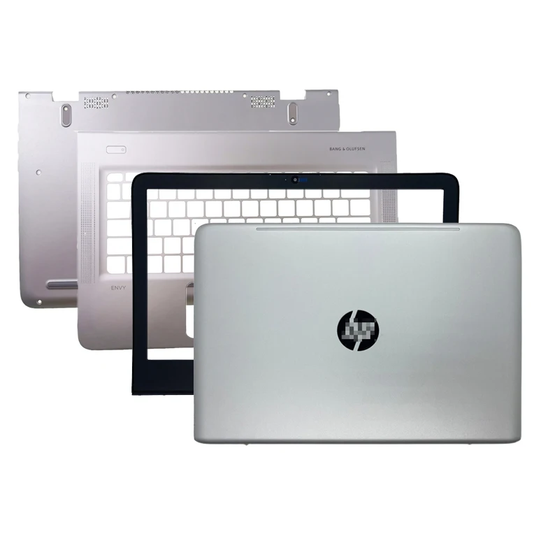 

Новинка для ноутбука HP Envy13 13-D TPN-C120 829288-001, задняя крышка ЖК-дисплея, передняя панель, Упор для рук, Нижняя крышка, серебристый верхний чехол A B C D