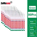 20mm Green 80pcs