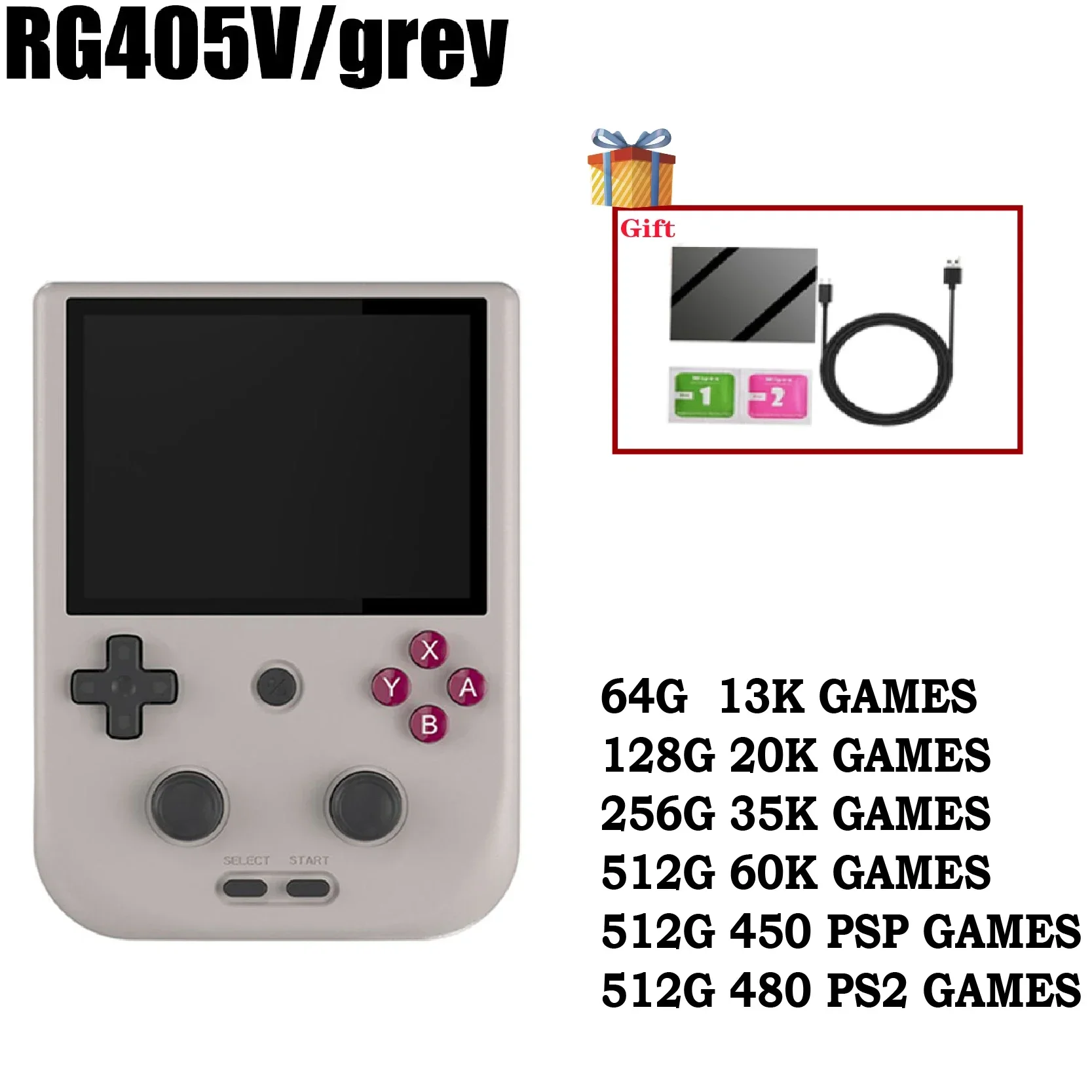 Game Card For Anbernic RG405V Handheld TF Memory All Emulator Pre-installed  Games Classic Retro 1Tb 512G 256G PS2 PSP portable - AliExpress