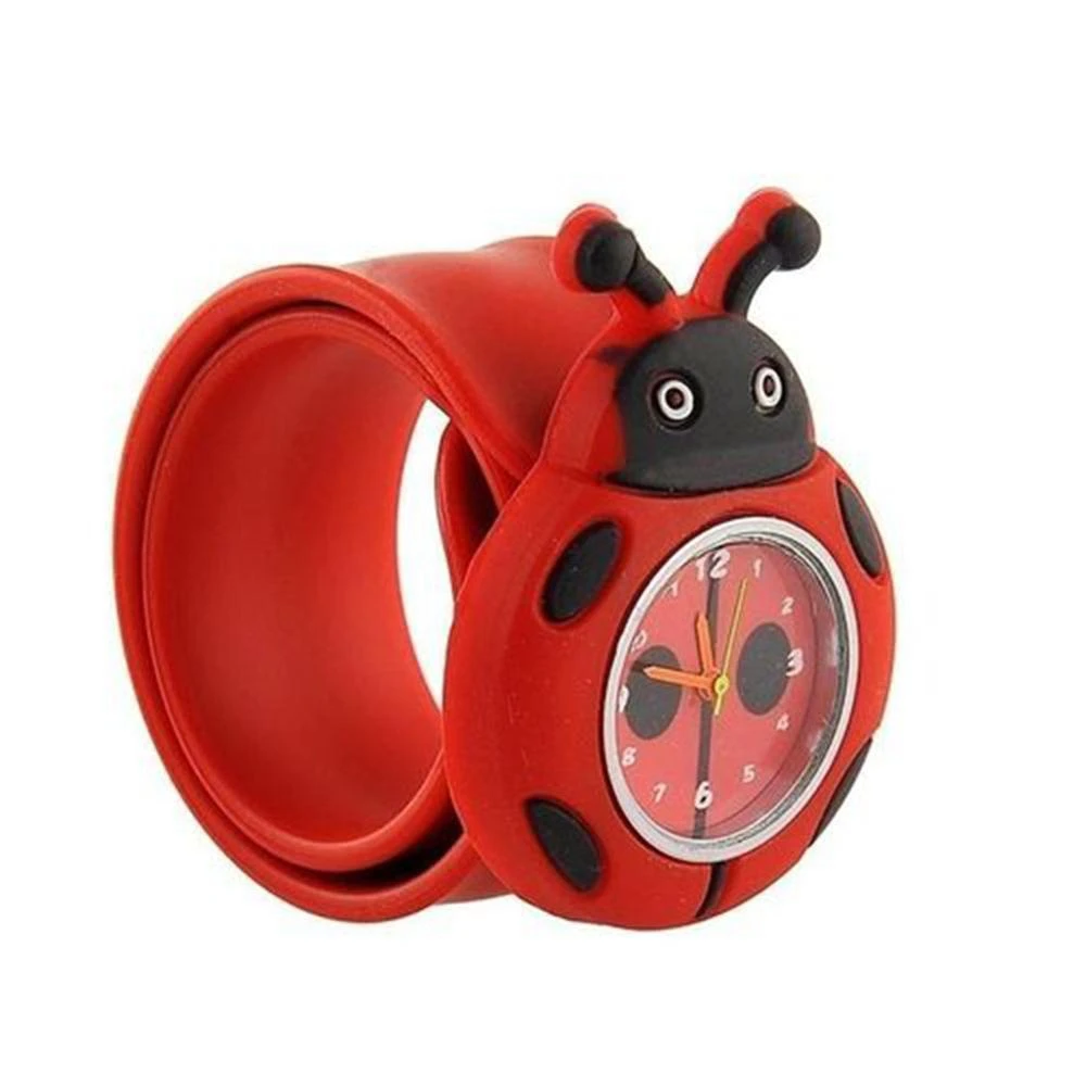 Cartoon Kids Watches Toy Cute Animal Fruit Silicone Patted Childrens Watch Girl Boy Quartz Watch Child Birthday Christmas Gifts 15cm ty big eyes beanie plush animal doll brown cute kangaroo collectible toy boy and girl christmas birthday gifts