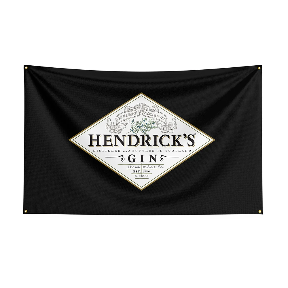 

3x5Ft Hendricks Flag Polyester Printed Beer Banner For Decor