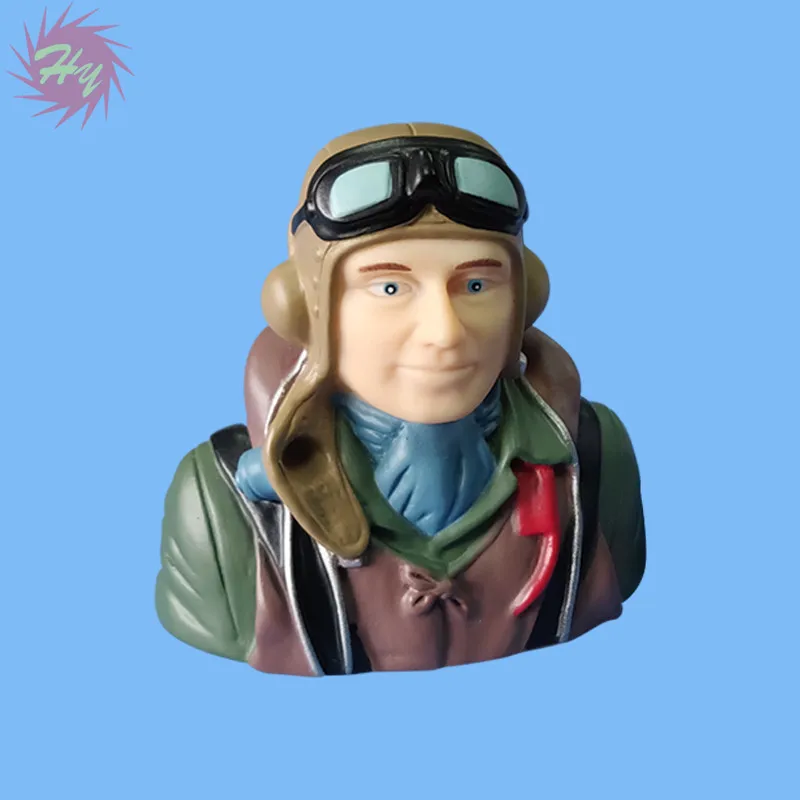 1 Pc 1/6 Scale Pilots Figures Toy Model WW2 Pilot For RC Plane