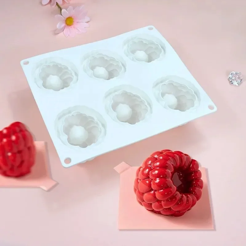 3-Holte Mango Mold Cake Siliconen Mallen voor Bakken Dessert Jelly Ice Cream 3D Fruit Vormen Siliconen Mal voor Chocolade Snoep Gebak Truffel Pudding Jelly Cheesecake Mousse Zeep