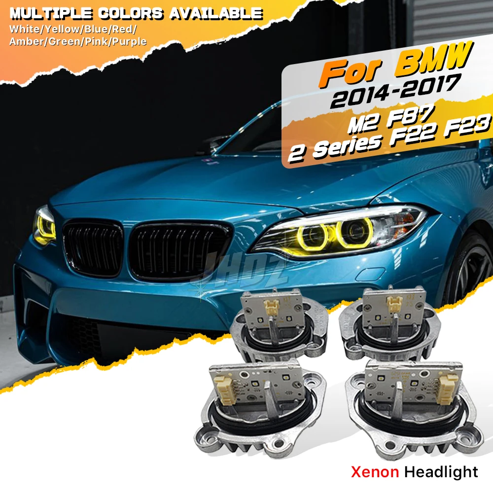 14-17년식 BMW 2 시리즈 F22 F23 F87 M2 옐로우 화이트 엔젤 아이즈 ..