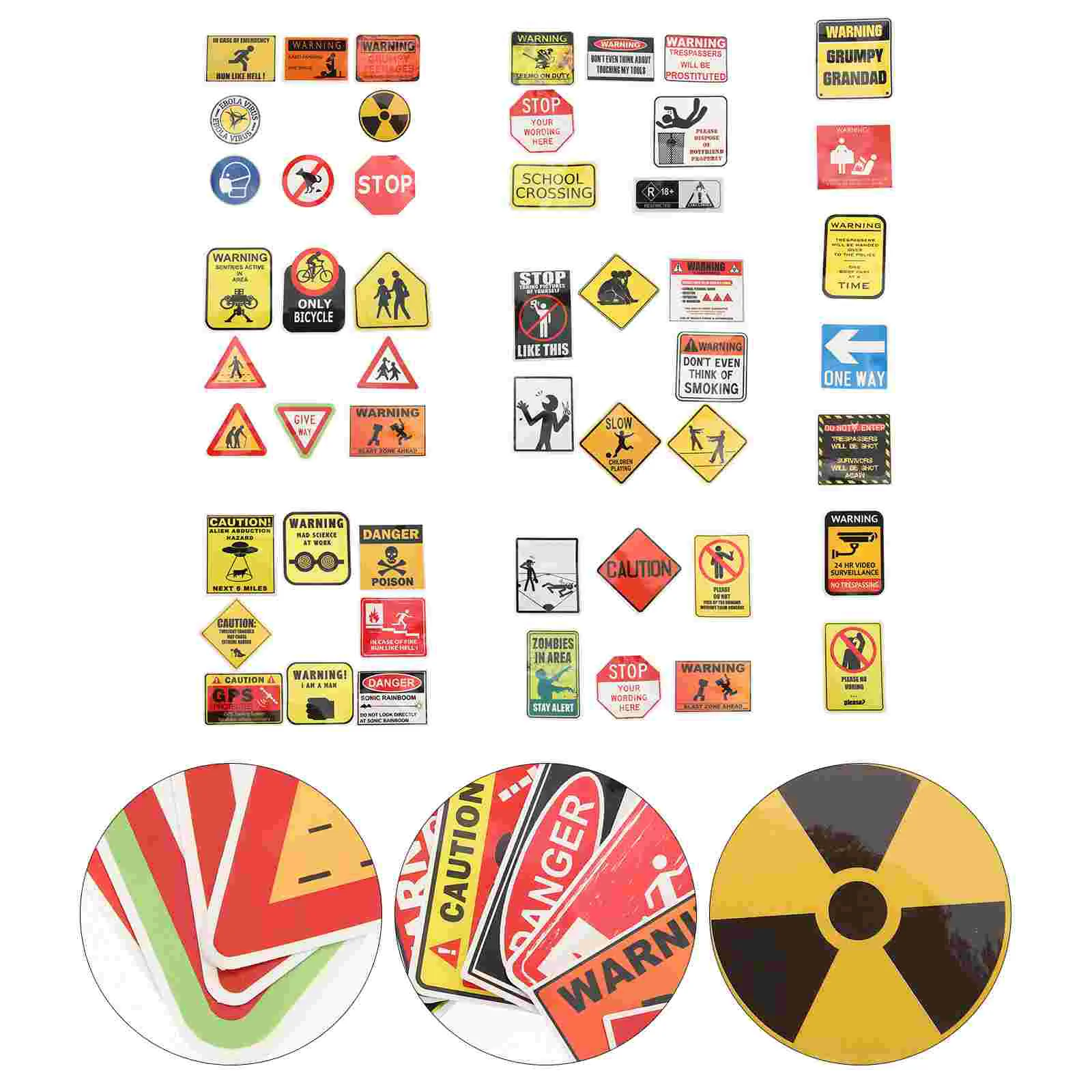 

Baluue Bike Sticker Album Cool Traffic Decorative Warning Funny Bottle Laptop Travel Guitar Sign Waterbottles Caution