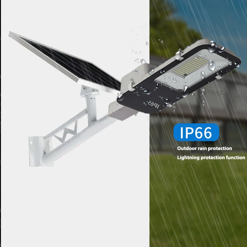 300led Split Solar Street Lights Waterproof Outdoor Garden House Remote Control for Outdoors Yard