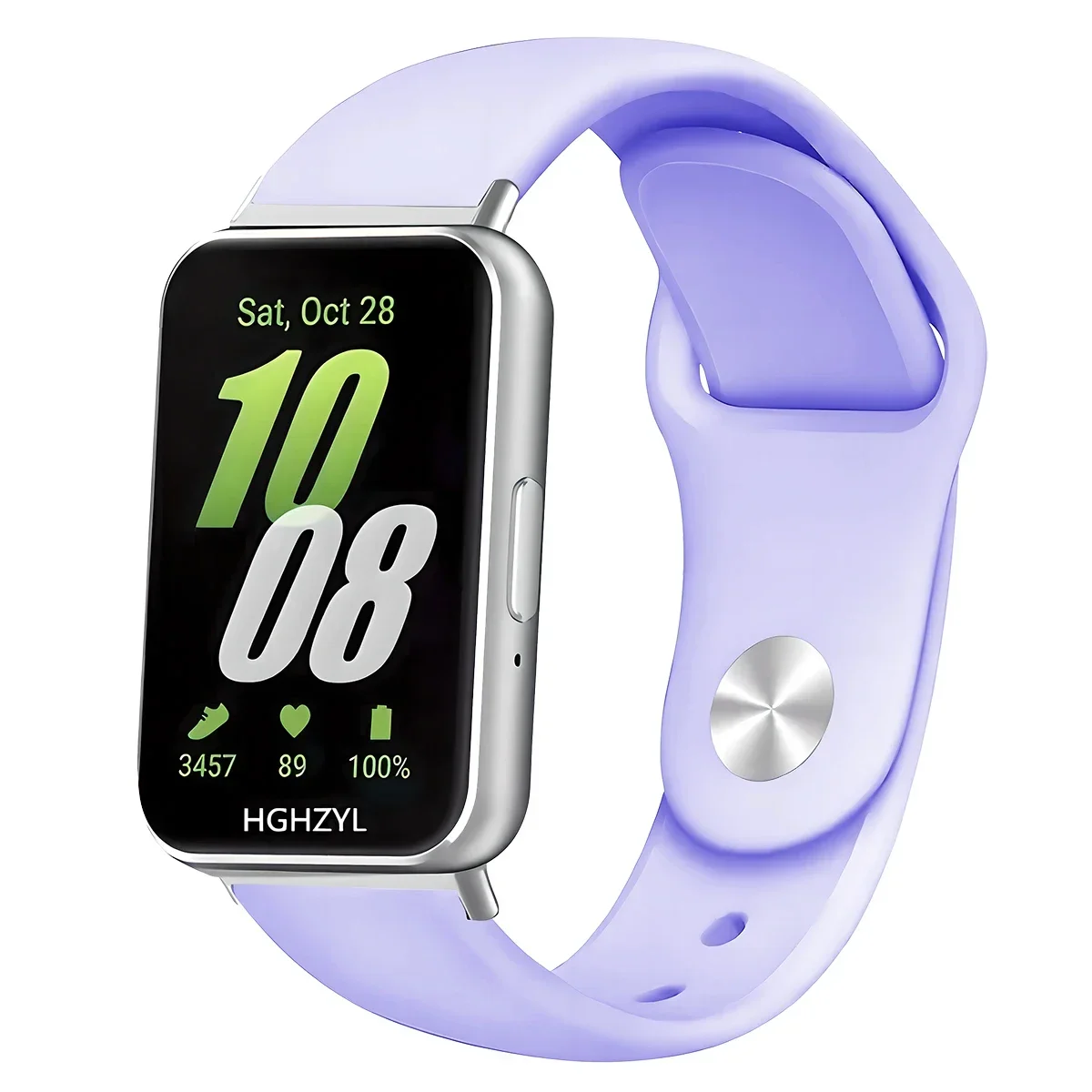 Silicone Sport Strap for Fitness Tracker - Replacement Watchband Accessory