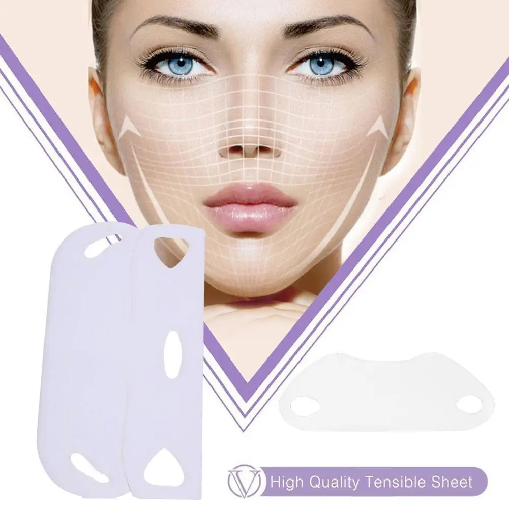 

V-shape Face Lifting Mask Tool Reusable V Line Face Sleeping Ear Gel Double Chin Slimming Lifting Anti-Wrinkle Reducer G9J9