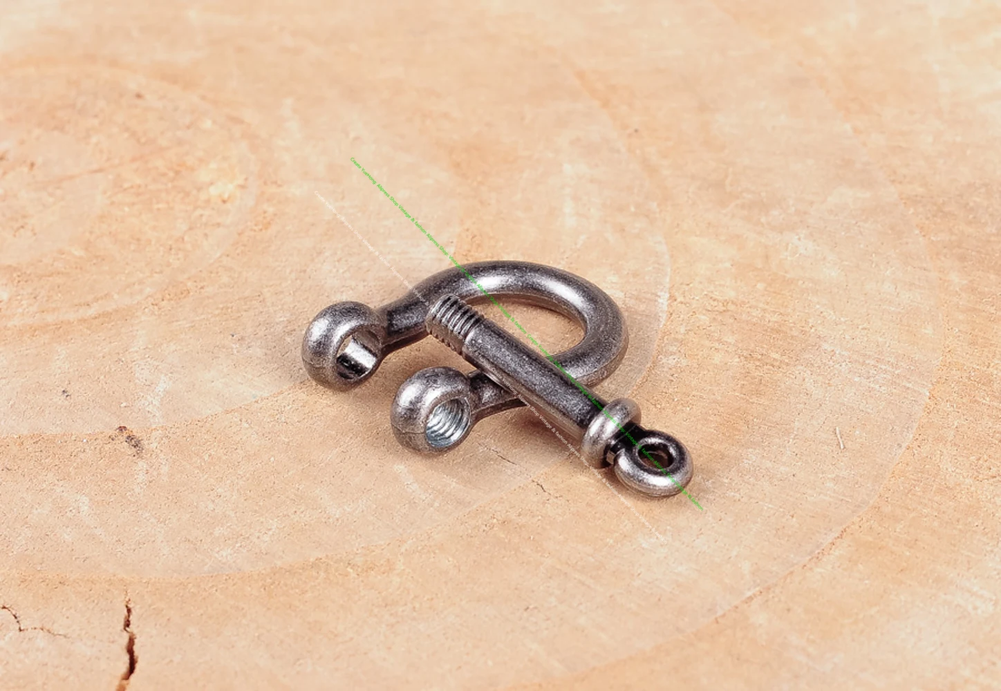 Sourcing Map 0.39" (10mm) Tórica Junta Metal Para Correas Bolsas