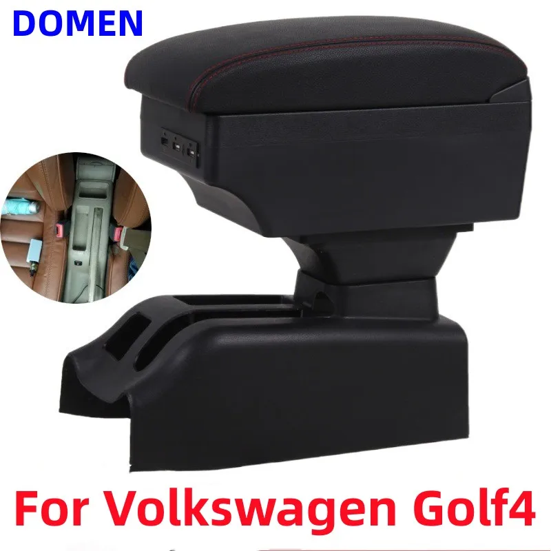 Für VW Golf 4 Armlehne Box Für Volkswagen Golf4 Auto Armlehne Box Auto  Innen Retrofit USB Aschenbecher auto zubehör - AliExpress